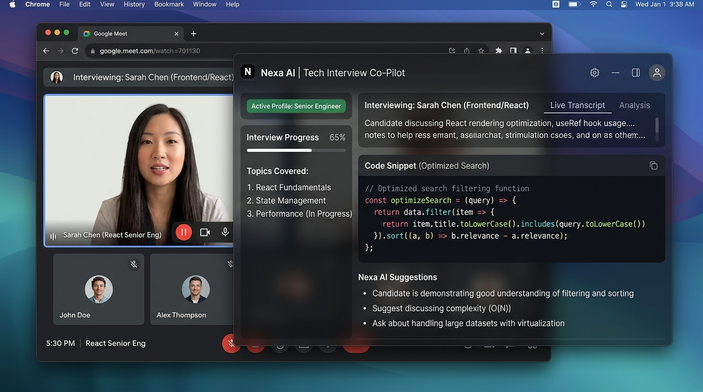 Nexa AI transparent desktop overlay preview